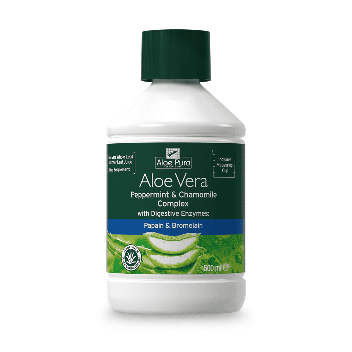 Aloe Pura Aloe P/mint Chamomile Charcoal Filtered - 500ml
