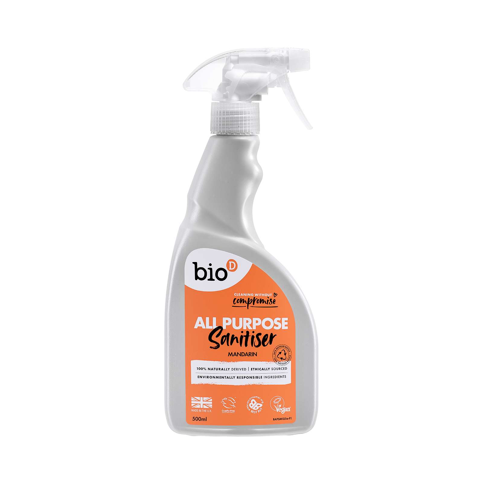 Bio-D Mandarin All Purpose Sanitiser Spray - 500ml