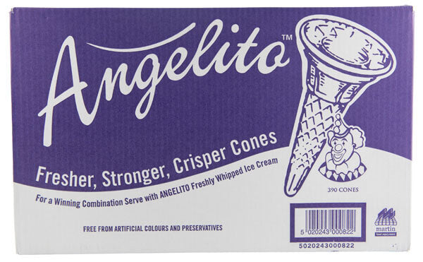 390 x Angelito Ice Cream Wafer Cones Large