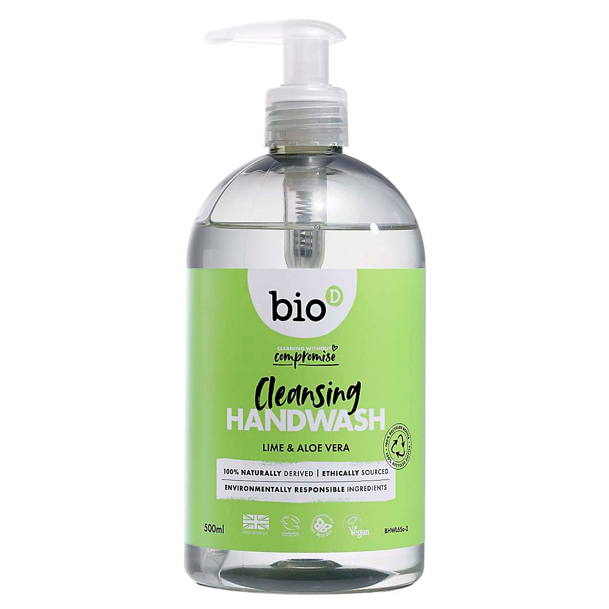 Bio-D Lime & Aloe Vera Cleansing Hand Wash - 500ml
