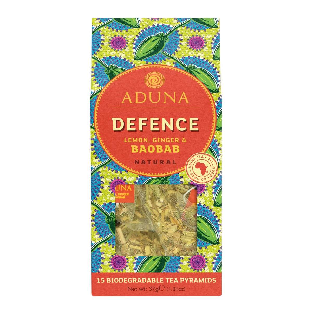 Aduna Defence Tea with Baobab, Lemon & Ginger - 37g