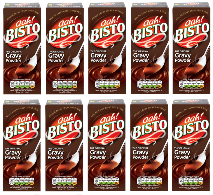 10 x Bisto Powder Gravy Packet Original 200G