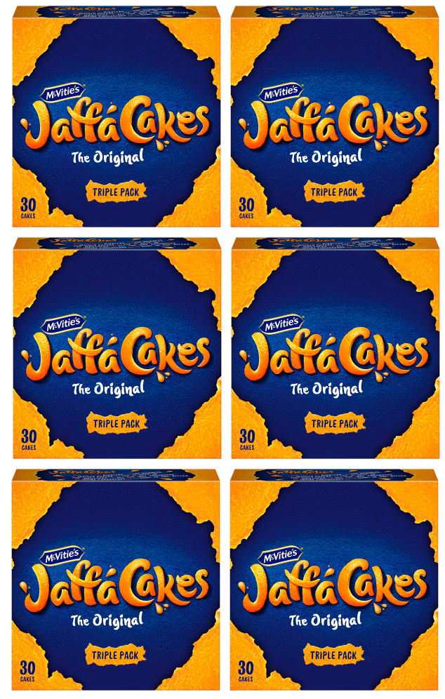 6 x Mcvities Jaffa Cakes Triple Pack - 30'S