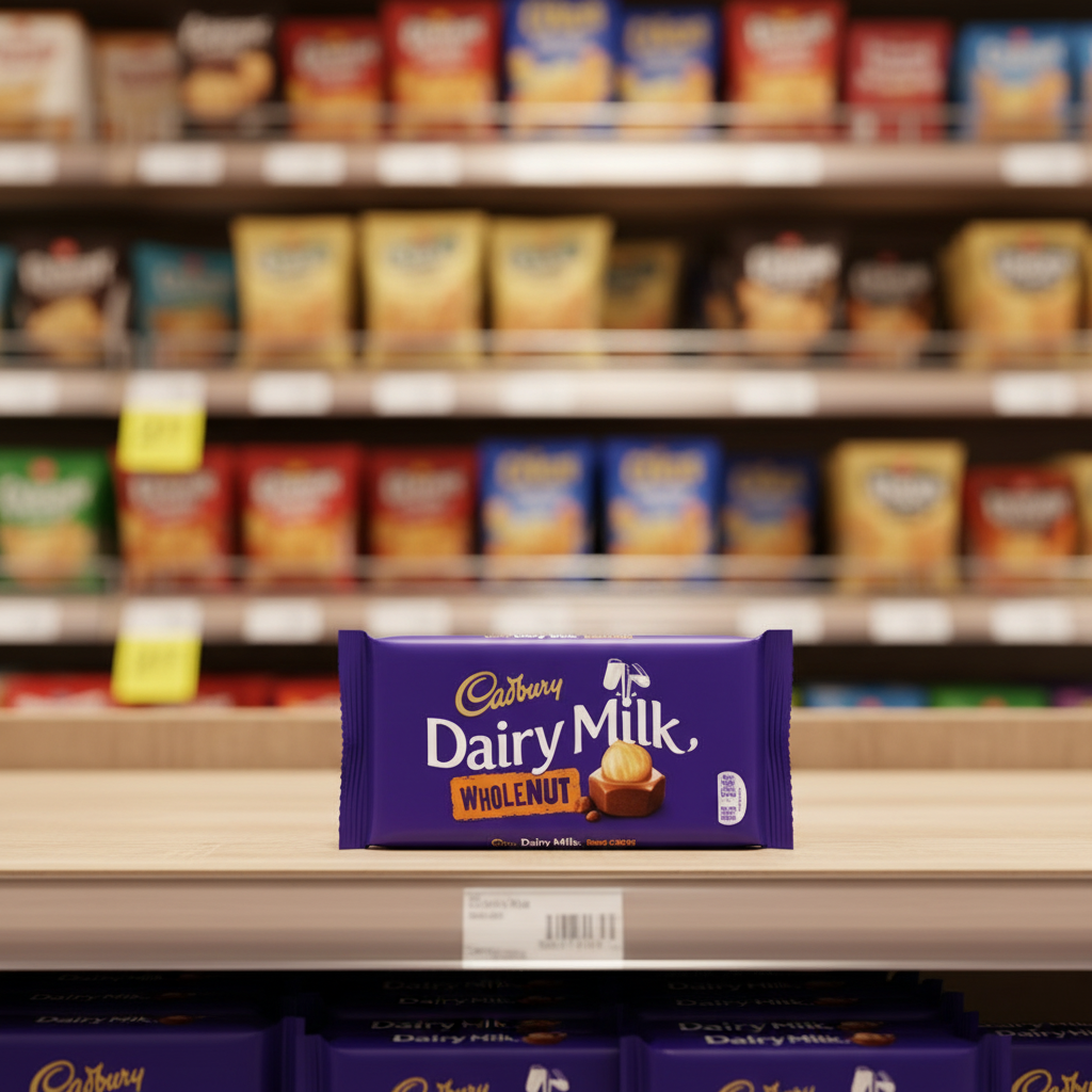 14 X Cadbury Wholenut Large Bar 180GM