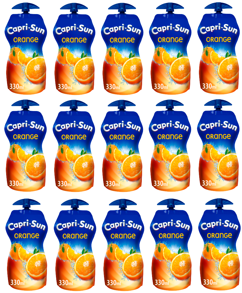 15 x Capri Sun Orange Sport 330Ml