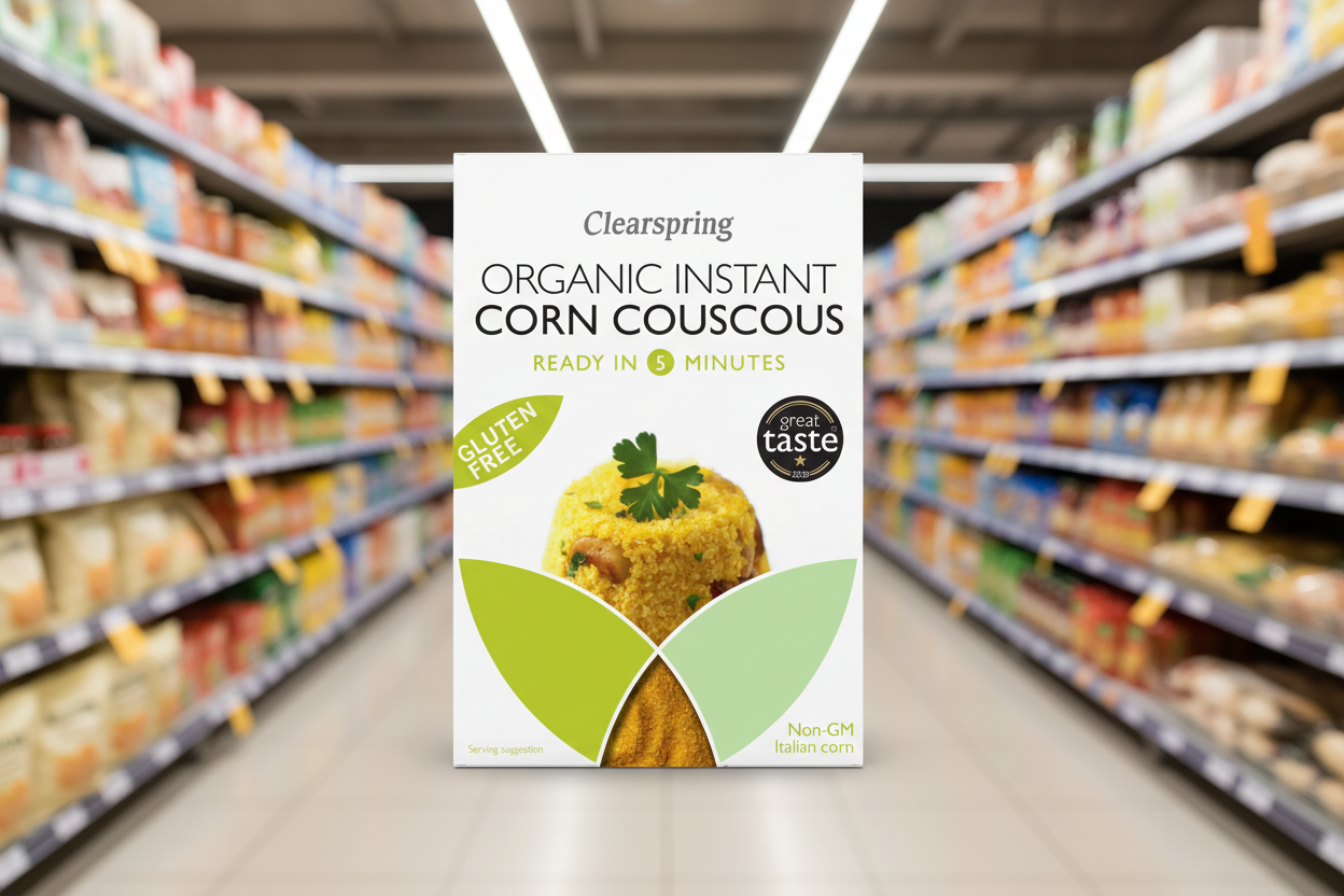 Clearspring Org Gluten Free Instant Corn Couscous - 200g