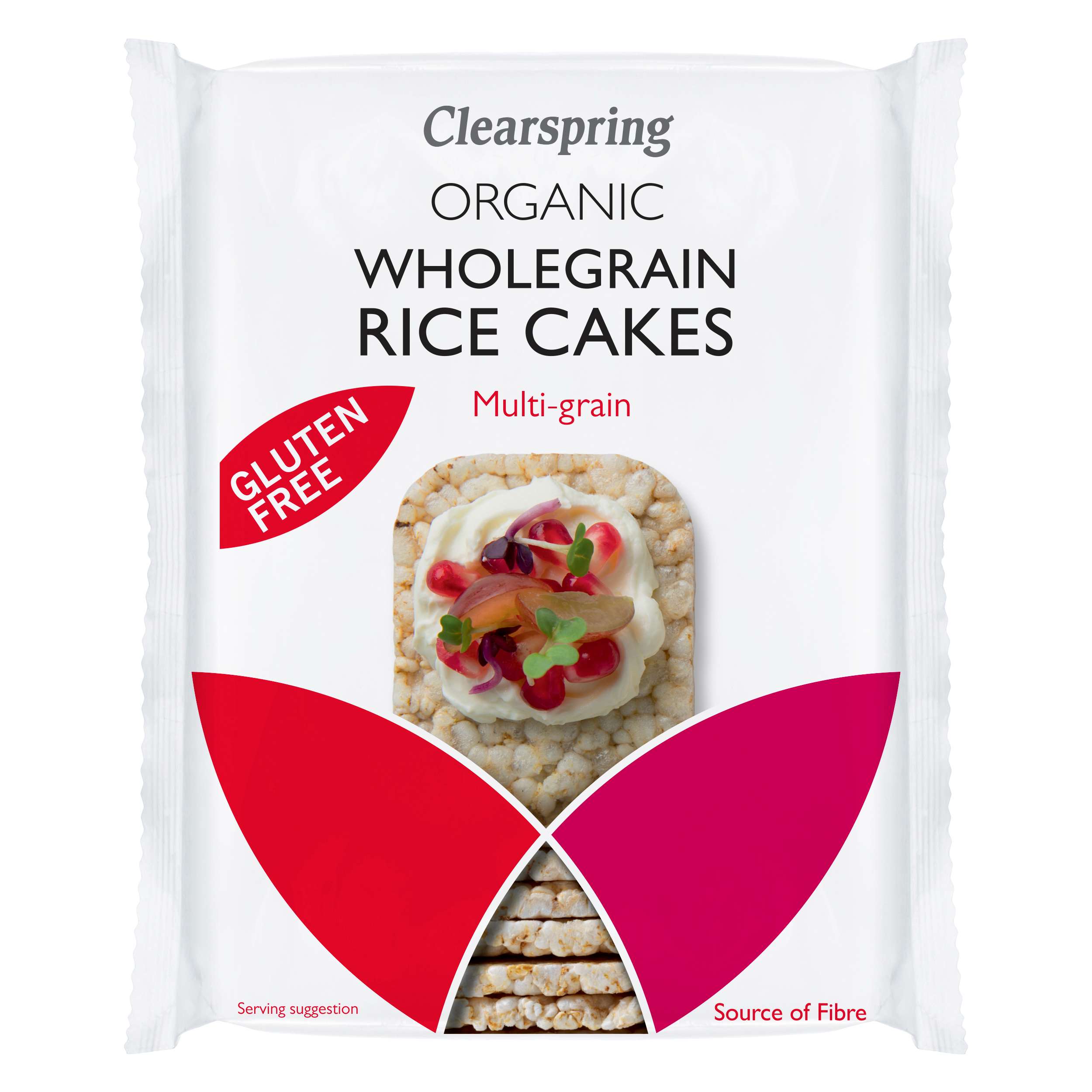 Clearspring Org Wholegrain Multi-grain Rice Cakes - 130g