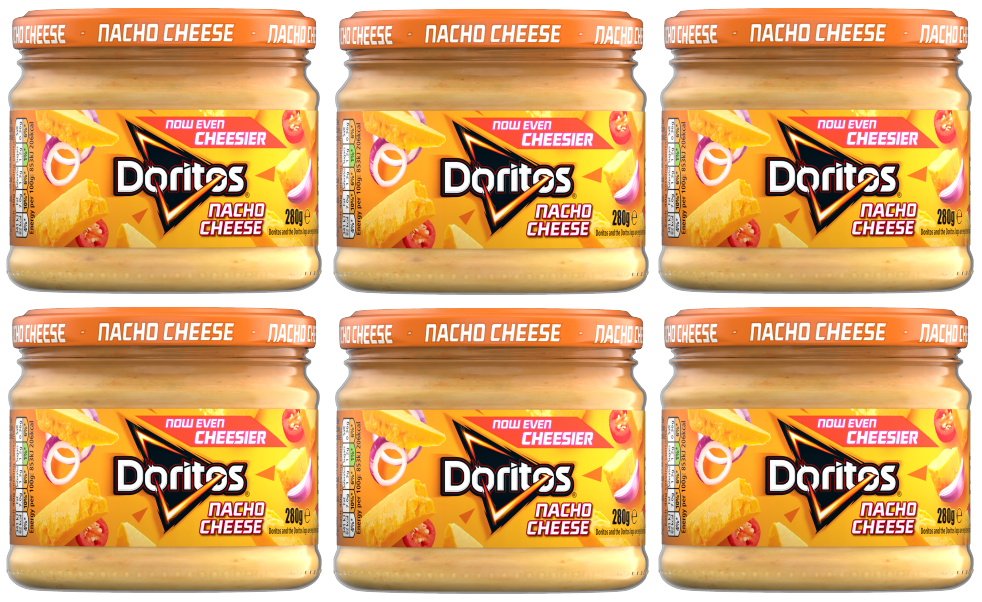 6 x Doritos Nacho Cheese Dip 300Gm