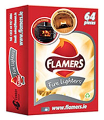 16 X Flamers Firelighters 64 Pack