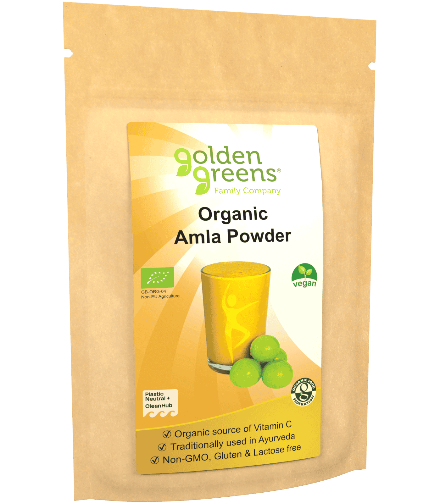 Golden Greens Organic Amla Fruit Powder  - 200g