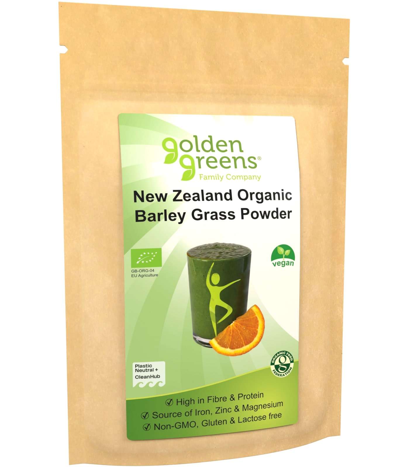Golden Greens Organic Barley Grass Powder NZ  Large - 200g