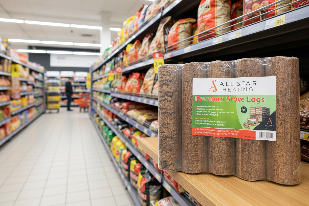 5 x All Star Stove Log 8Kg