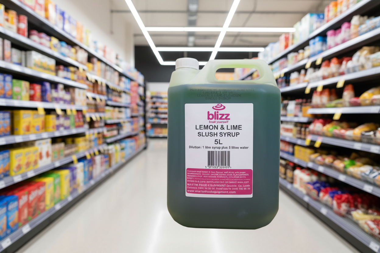 Blizz Lemon & Lime Slush Syrup 5Lt
