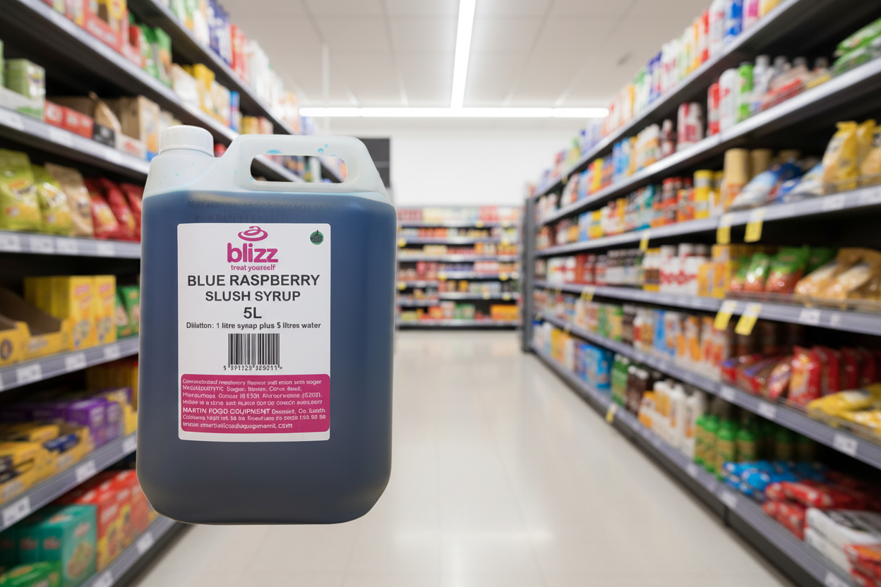 Blizz Blue Raspberry Slush Syrup 5Lt