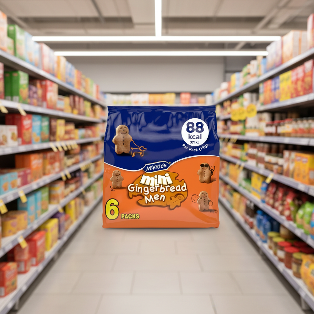 8 x Mcvities Mini Gingerbread Men - 6X19GM