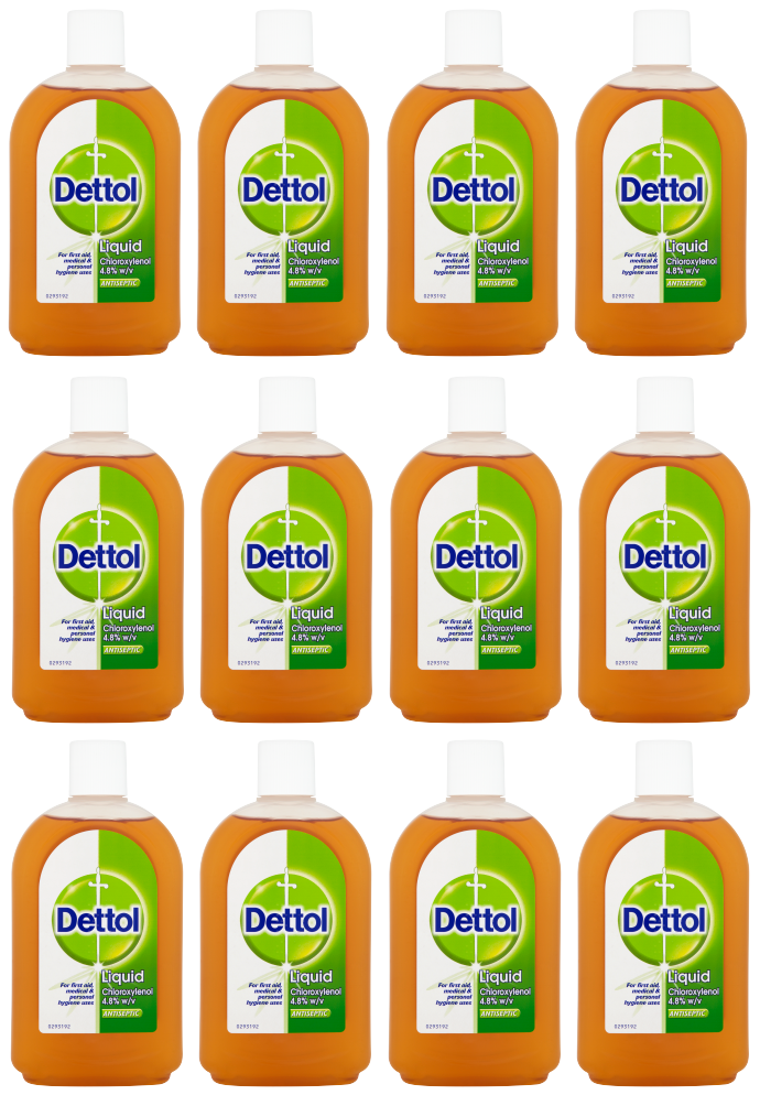 12 x Dettol Liquid - 500Ml