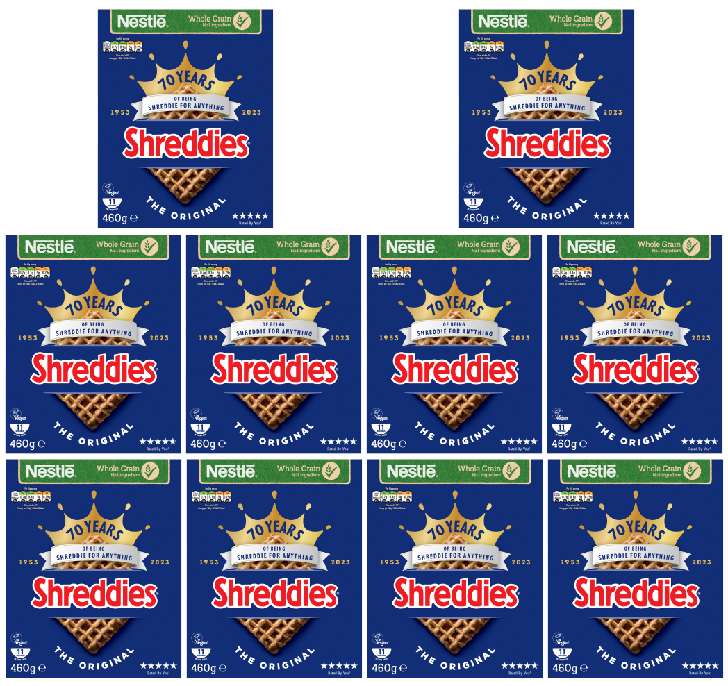 10 x Shreddies 460G 460G