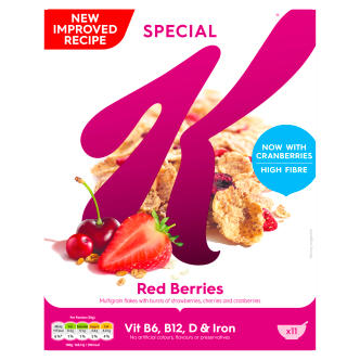 10 X Kelloggs Special K Red Berries 330G