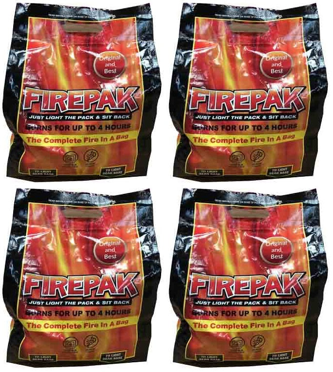 4 X Firepak Firebag 4Kg