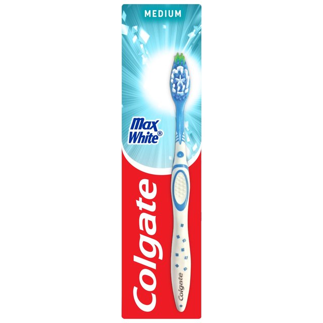 12 x Colgate Max White Medium Toothbrush Single