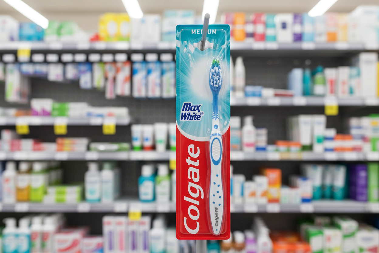 12 x Colgate Max White Medium Toothbrush Single