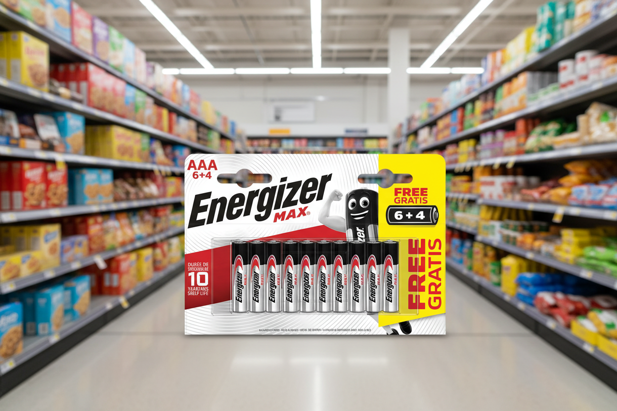 Energizer Max Alkaline Batteries Aaa 6 + 4