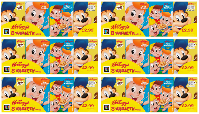 6 x Kelloggs Variety Pack - 196G