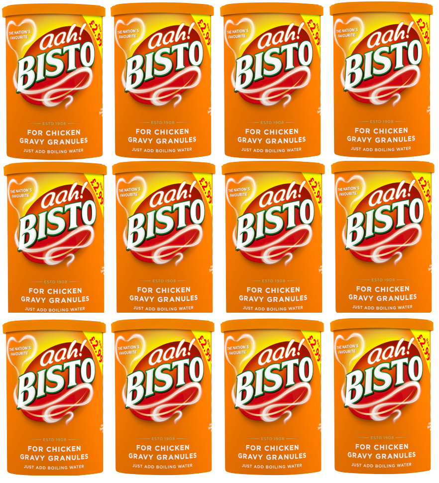 12 x Bisto Gravy Granules Chicken - 190GM