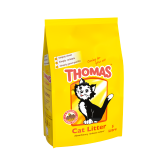 2 X Thomas Cat Litter - 5L