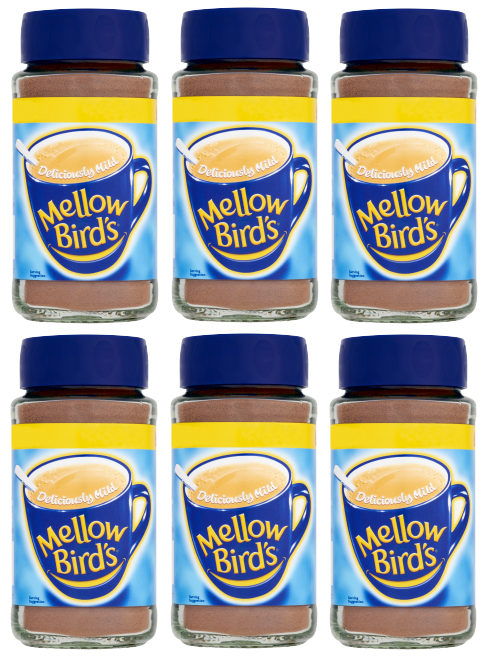 6 X Birds Mellow Coffee 100GM