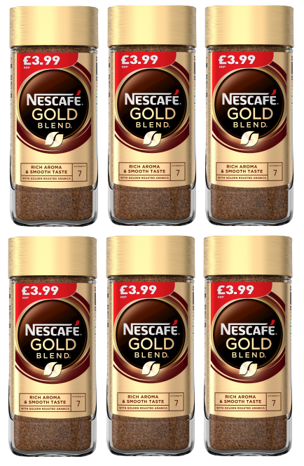 6 X Nescafe Gold Blend 95G