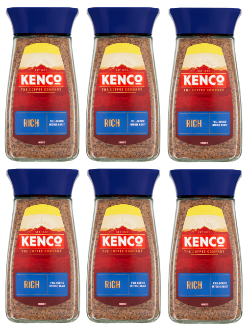 6 x Kenco Rich Instant Coffee - 100GR