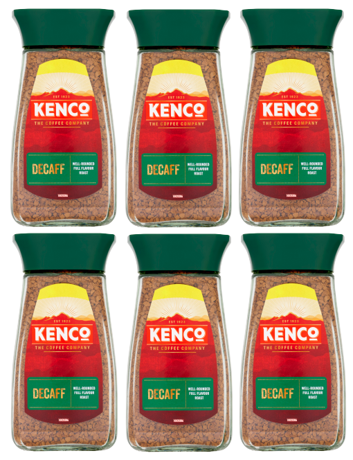 6 x Kenco Decaf Instant Coffee - 100GR