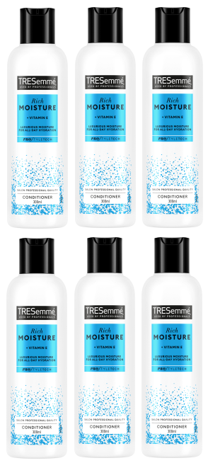 6 X Tresemme Conditioner Rich Moisture  300ML