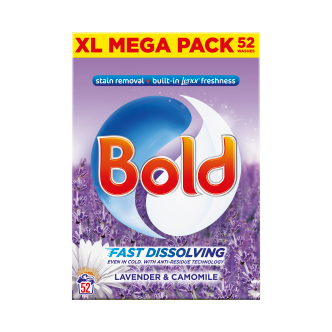 4 X Bold Powder Lavendar 52 Wash 3.12KG