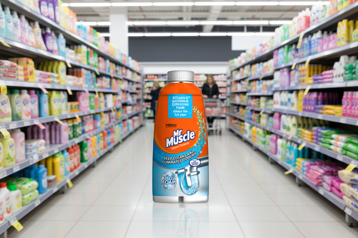 6 x Mr Muscle Drain Foamer - 500ML