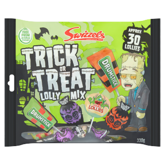 10 X Trick Or Treat Lolly Bag 330GM