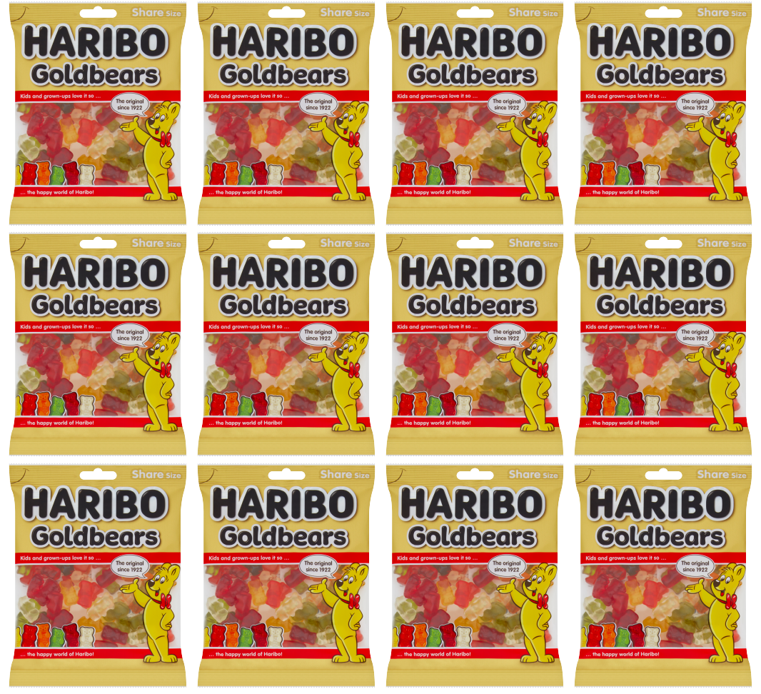 12 x Haribo Goldbears 160Gm