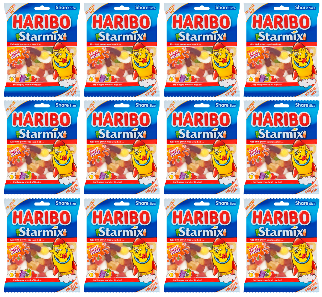 12 x Haribo Starmix 160Gm