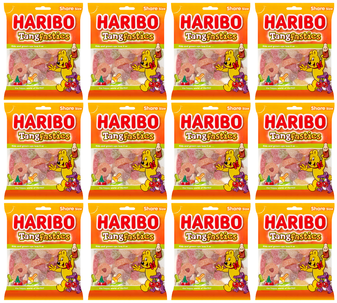 12 x Haribo Tangfastics 160Gm