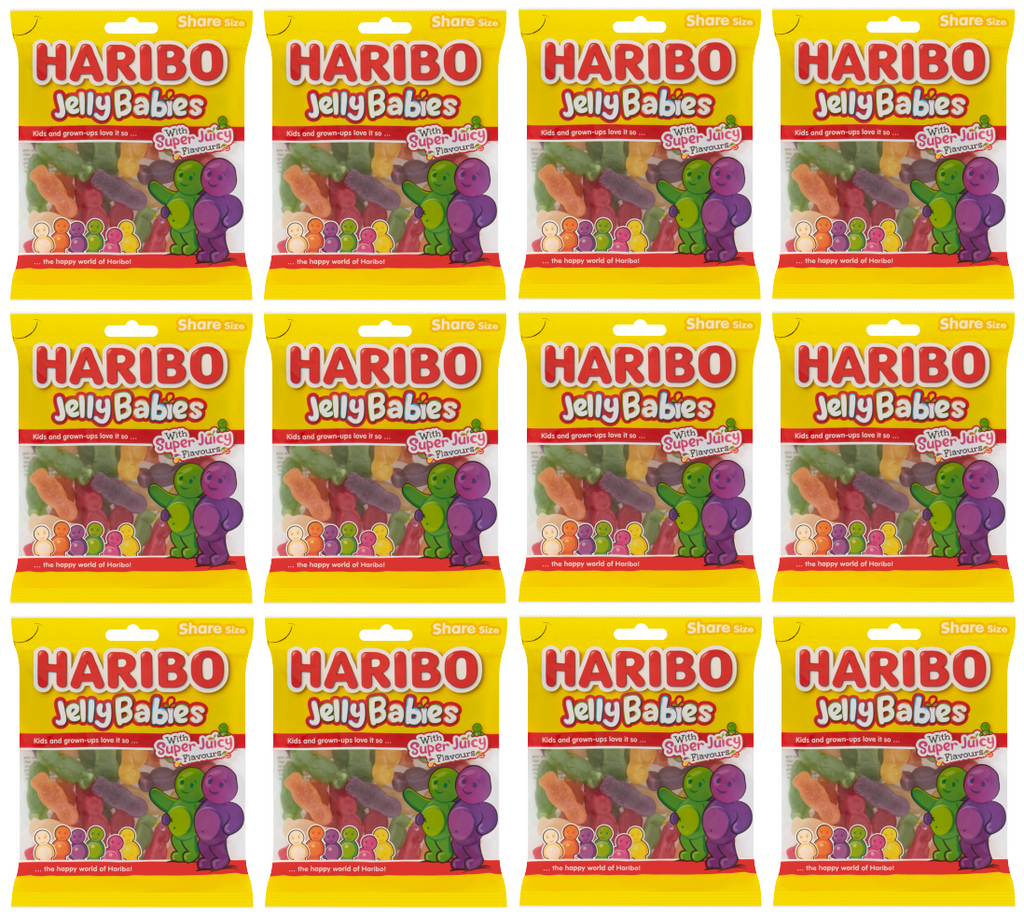 12 X Haribo Jelly Babies 160Gm 12-x-haribo-jelly-babies-160gm