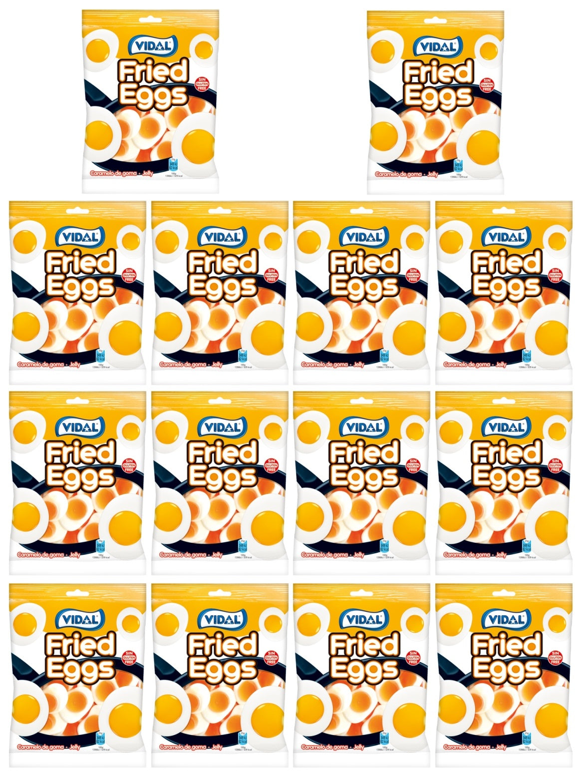 14 x Vidal Fried Eggs Bag 90Gm