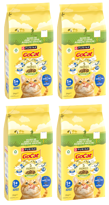 4 x Go Cat Tuna & Herring  - 2KG