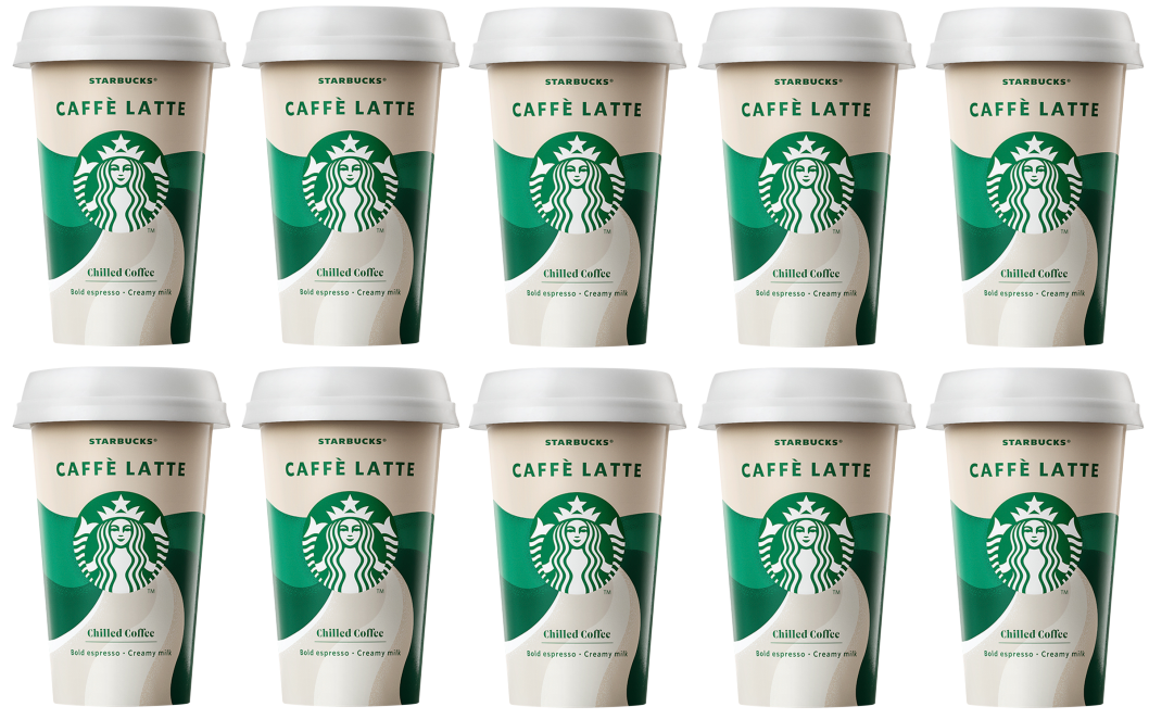 10 x Starbucks Discoveries Seattle Latte 220Ml
