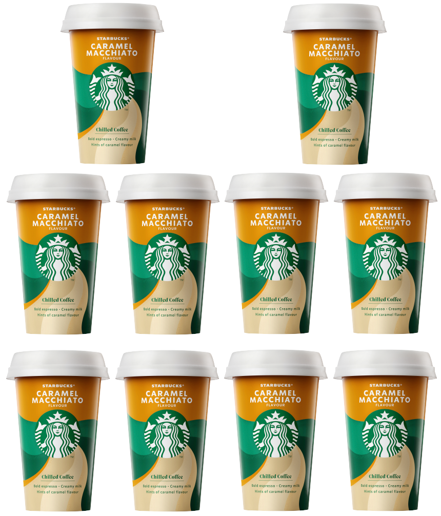 10 x Starbucks Discoveries Caramel Macchiato 220Ml