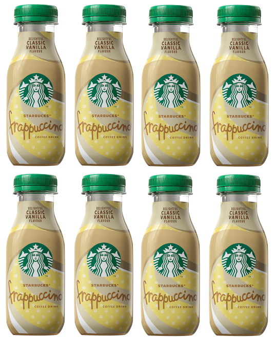 8 x Starbucks Frappuccino Vanilla 250Ml