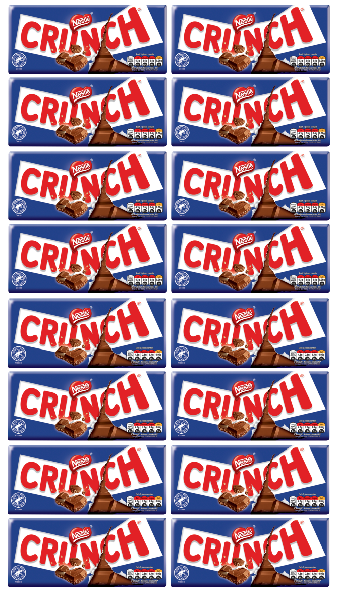 16 X Nestle Crunch Bar 100GM