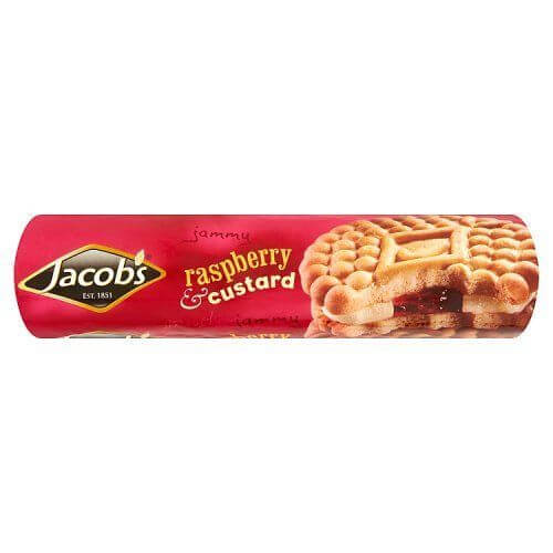 24 x Jacob's Raspberry & Custard 200G