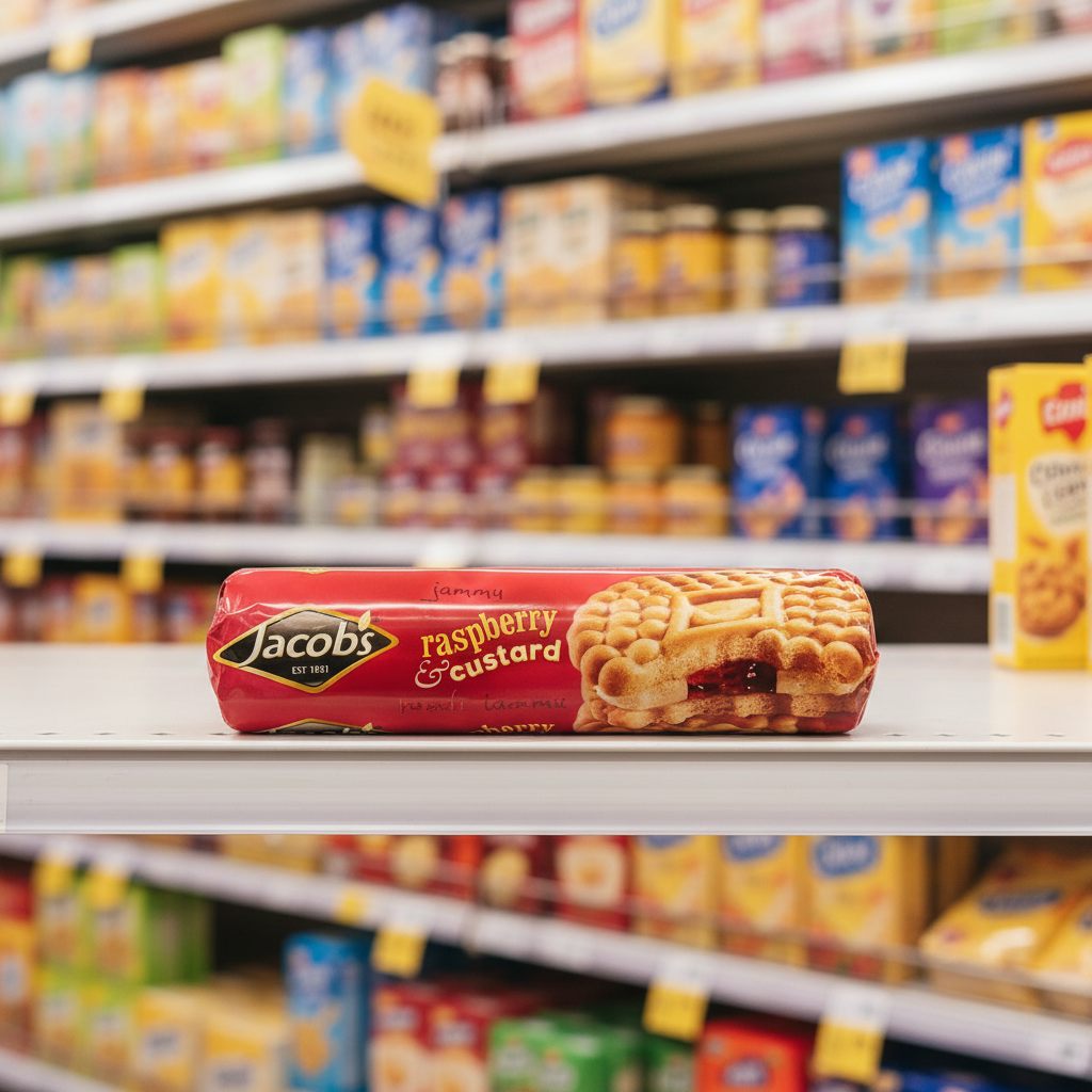 24 x Jacob's Raspberry & Custard 200G