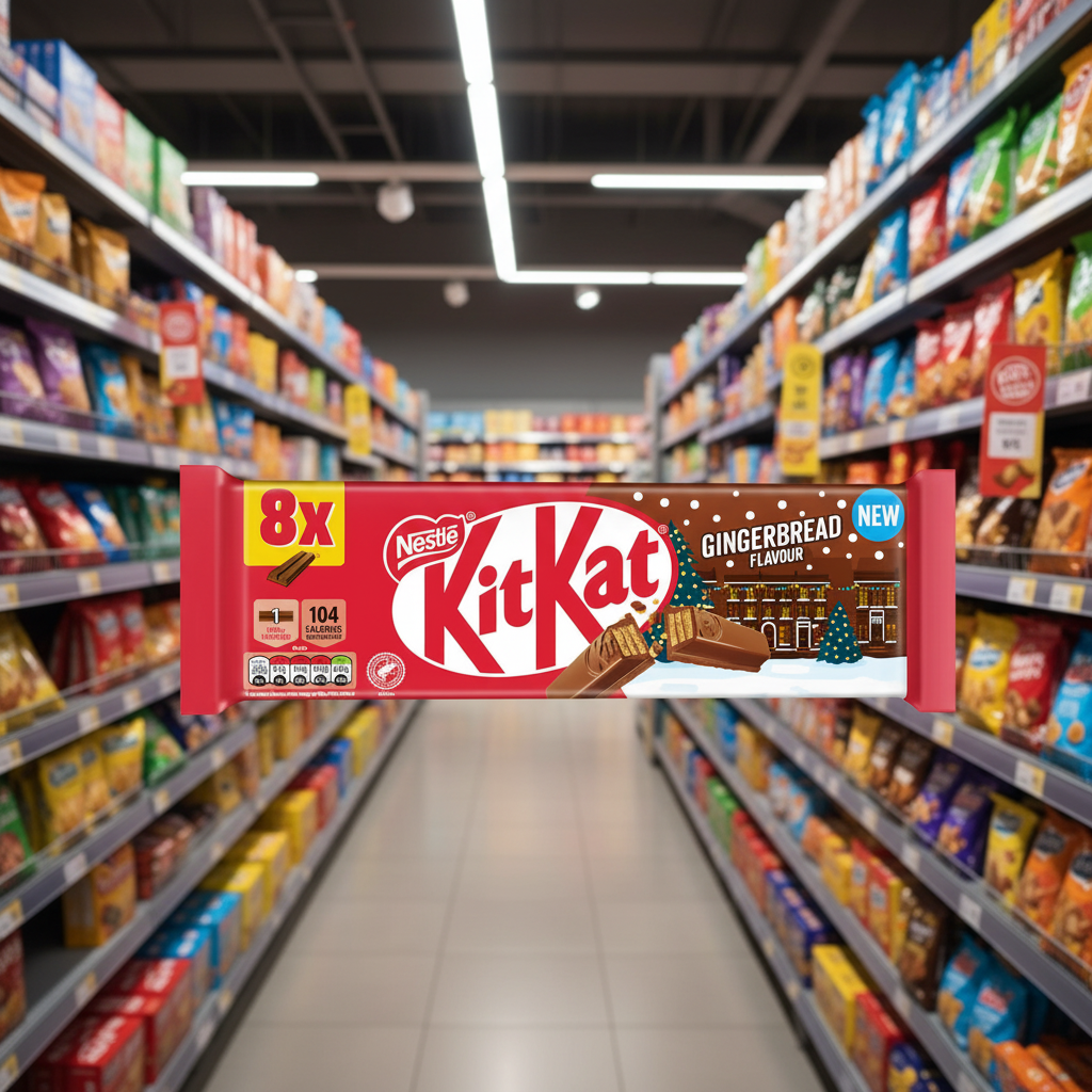 20 X Kitkat 2F Gingerbread Multipack - 8X20.7Gm